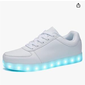 Blue led sneakers